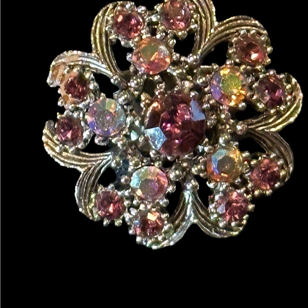 Statement Pink Ring Bundle (6) Metallic, Sparklin… - image 5